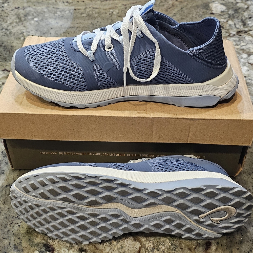 OluKai Huia Vintage Blue Trainers